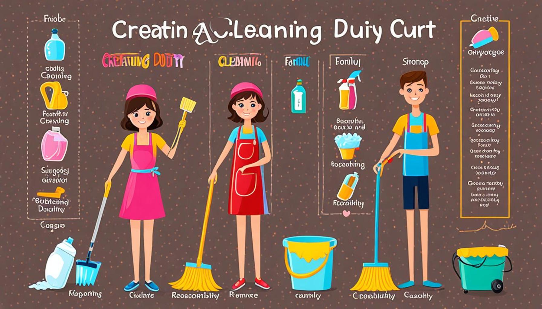 Establishing a Family Cleaning Responsibility Chart to Promote Accountability and Order