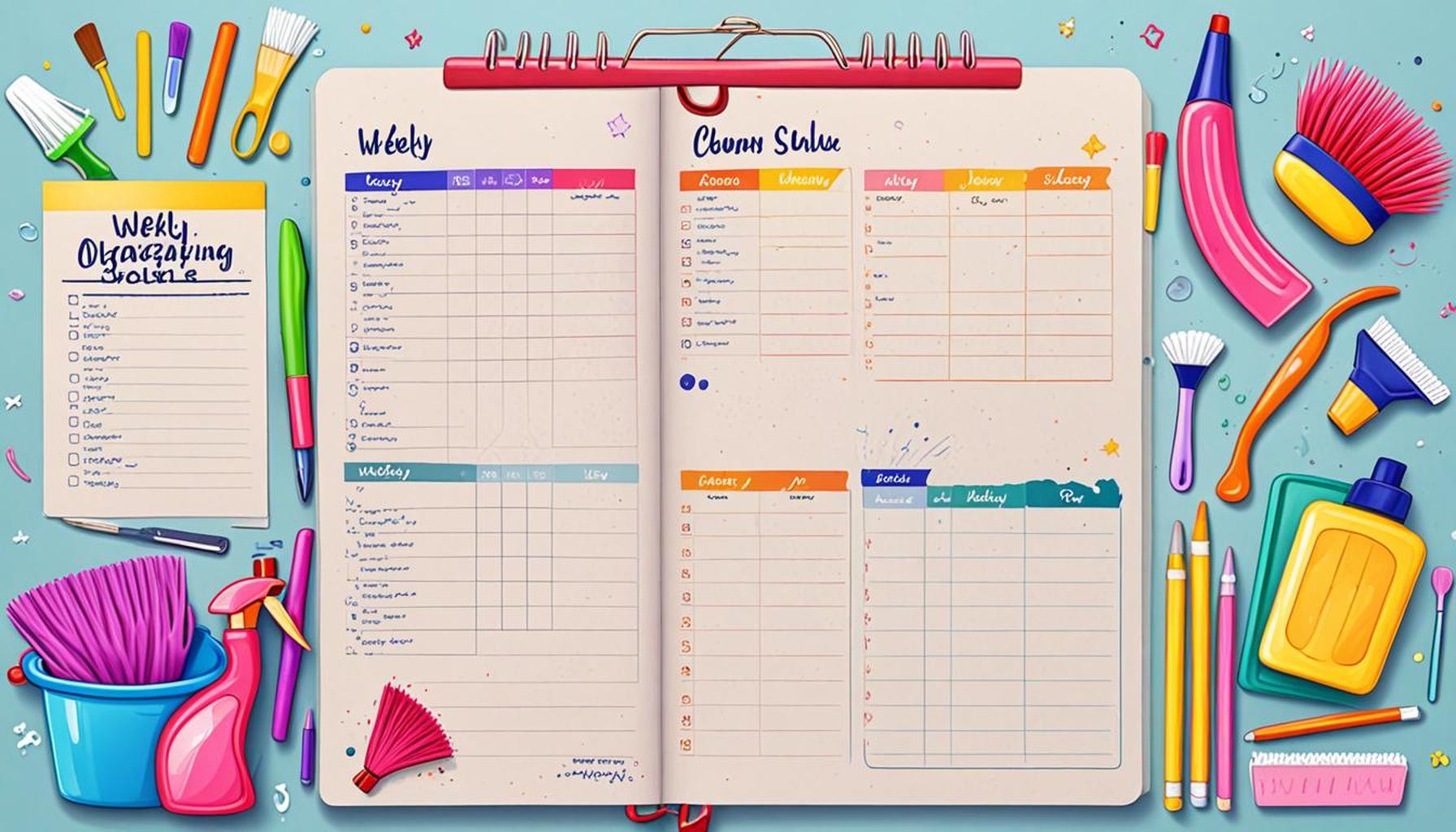 Weekly Organization: Creating a Cleaning Schedule That Works for You