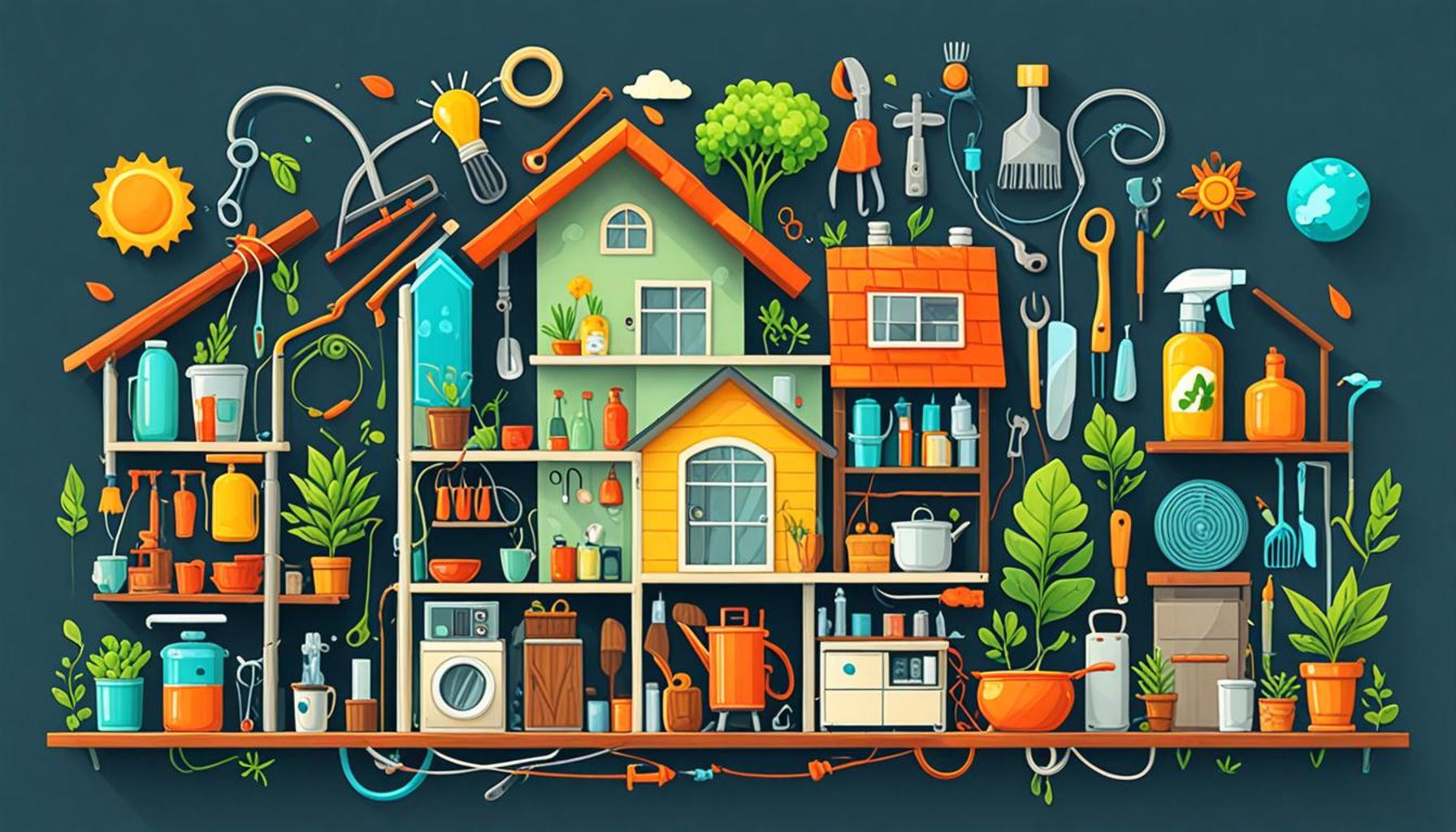 Integrating Sustainable Practices into Household Maintenance Systems