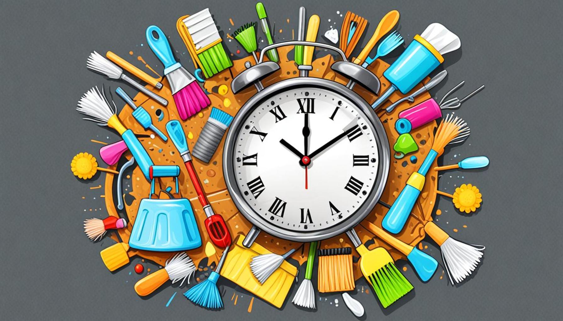 Time management strategies for cleaning the house sustainably and efficiently
